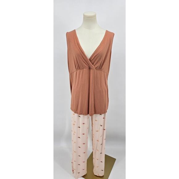 Everly Grey Analise 3-Piece Maternity/Nursing Pajama Set – Sunrise Print - Picture 4 of 10